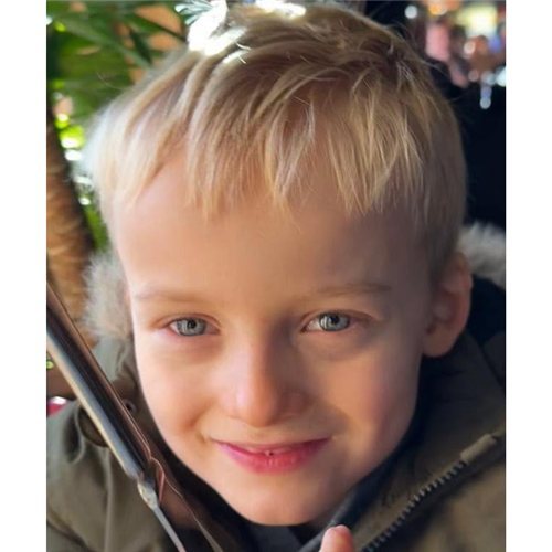 a real photo of Finley smiling